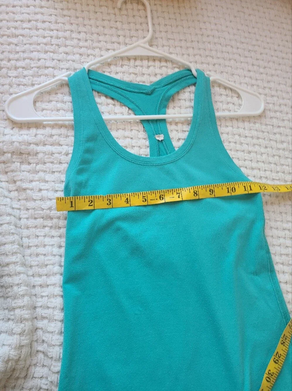Lululemon Women's Racerback Tank Top in Teal Size 4
